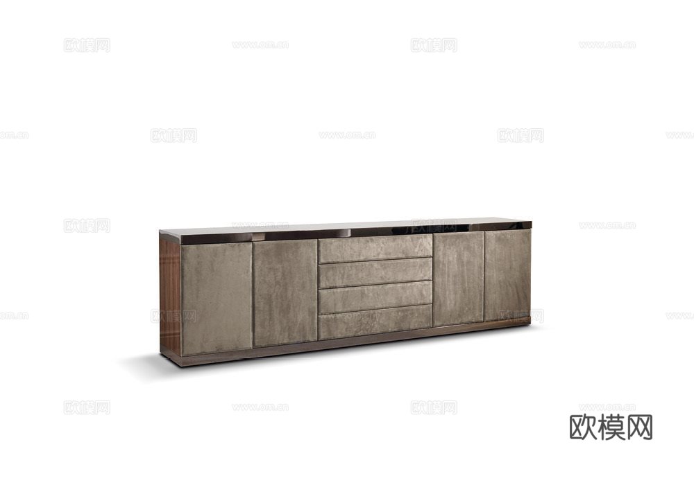 LONGHI 意式电视柜3d模型下载（渲染图3）