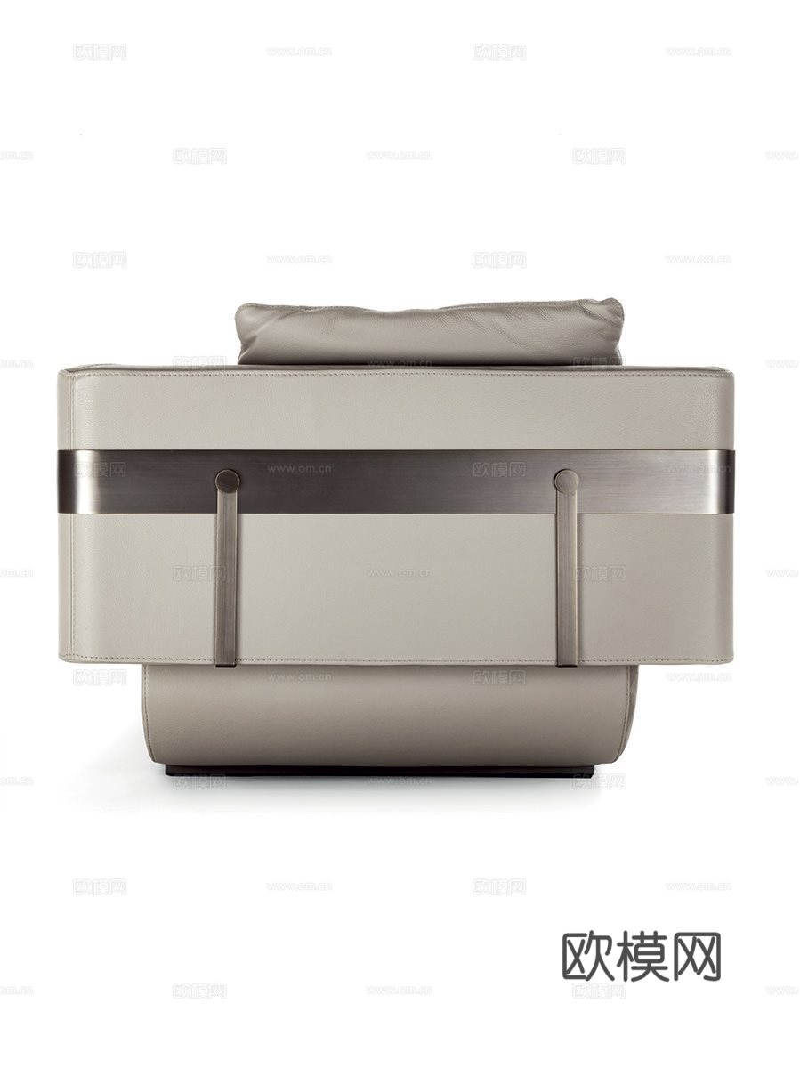 LONGHI 意式三人沙发3d模型下载（渲染图2）
