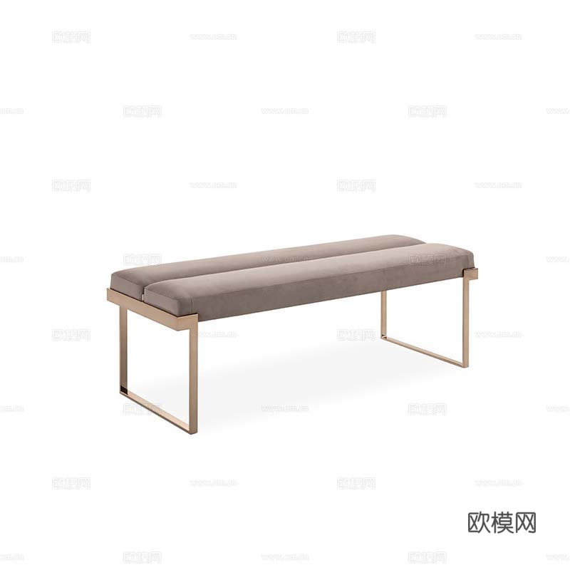 LUXENCE 床尾凳3d模型下载（渲染图1）