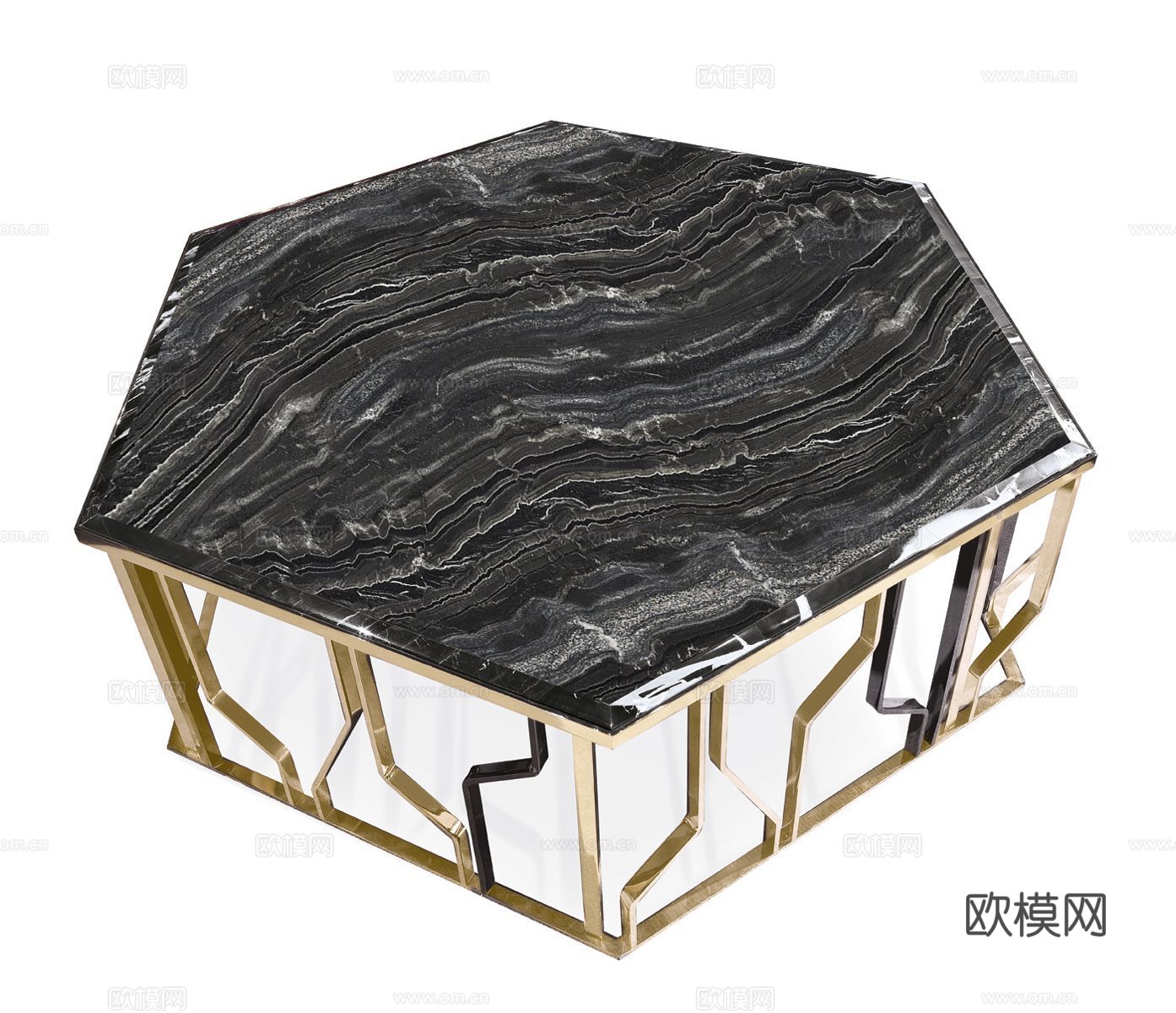 LONGHI 茶几3d模型下载（渲染图2）