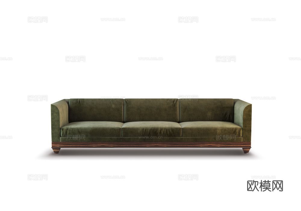 LONGHI 三人沙发3d模型下载