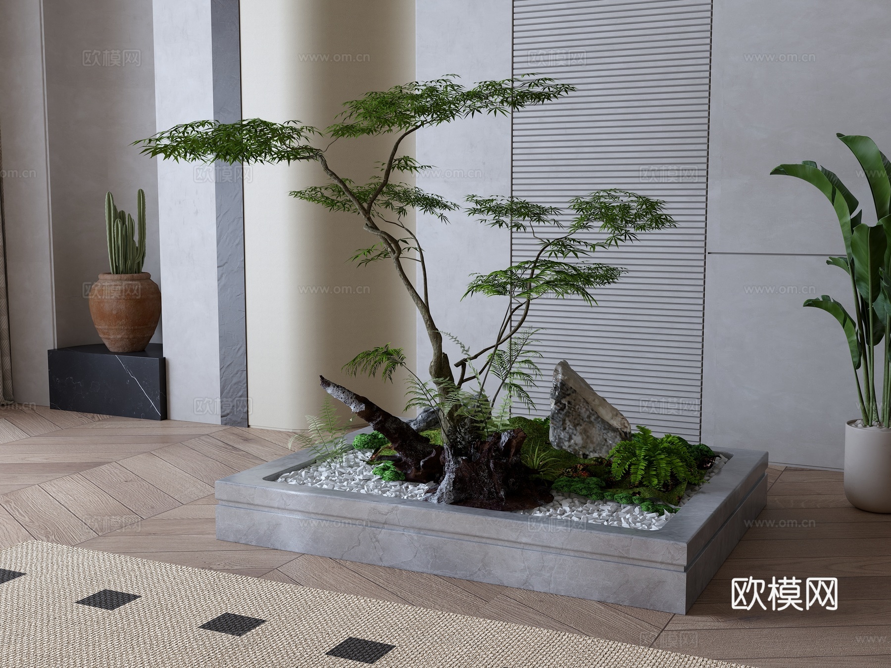 现代植物堆su模型