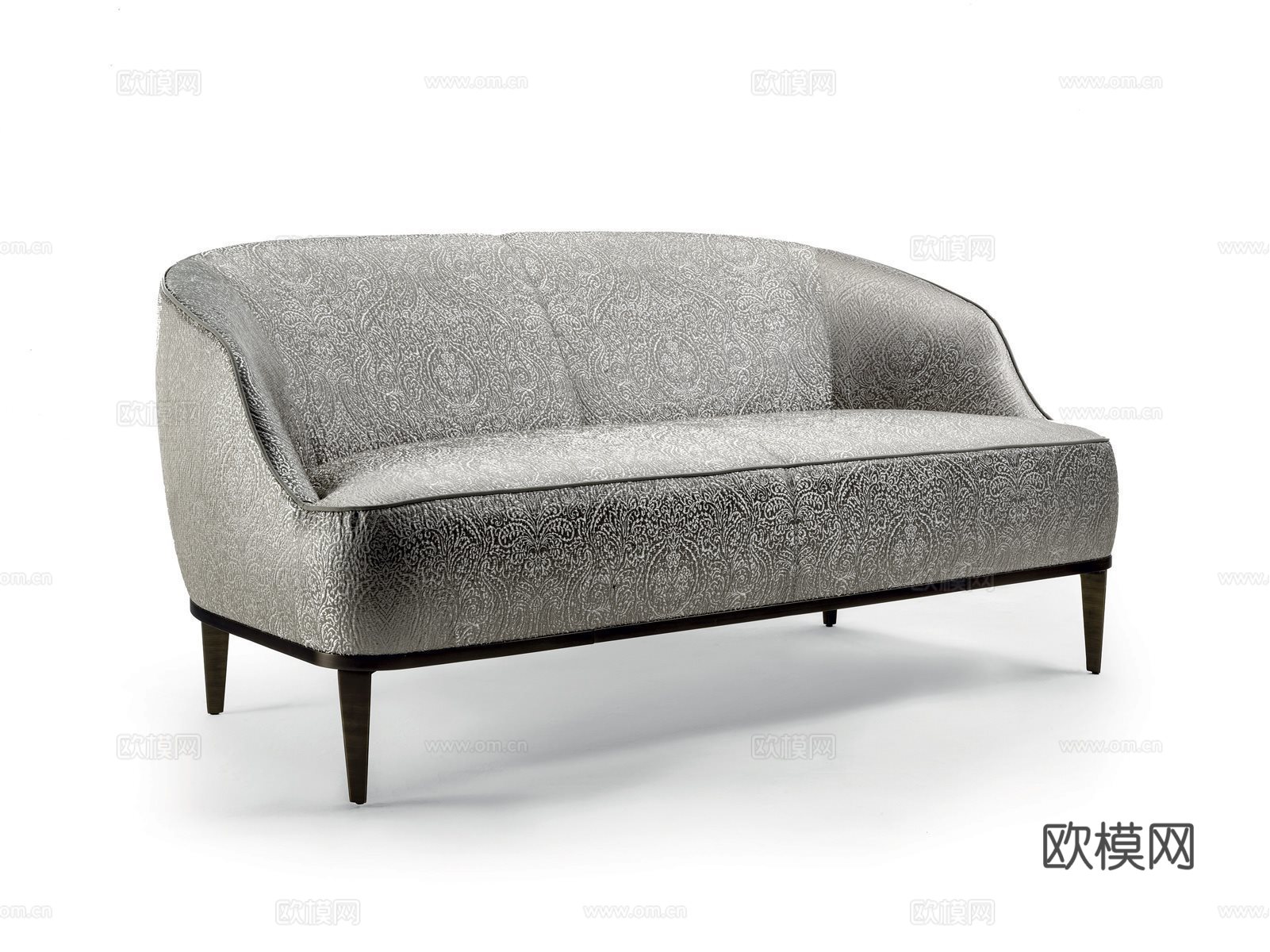 LONGHI 意式双人沙发3d模型下载（渲染图1）