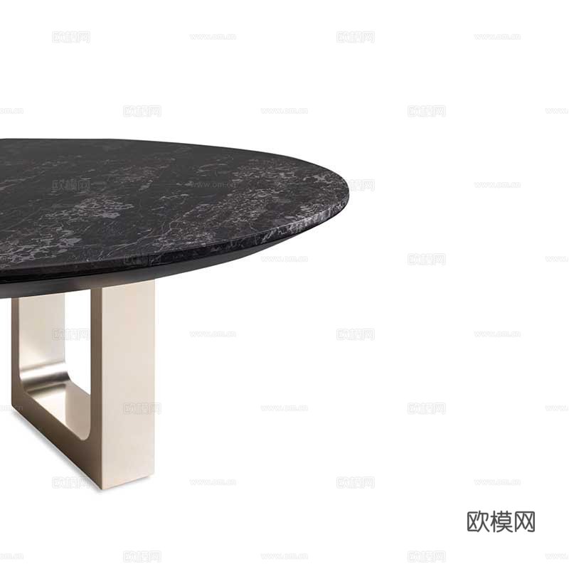 LUXENCE 意式圆餐桌3d模型下载（渲染图2）