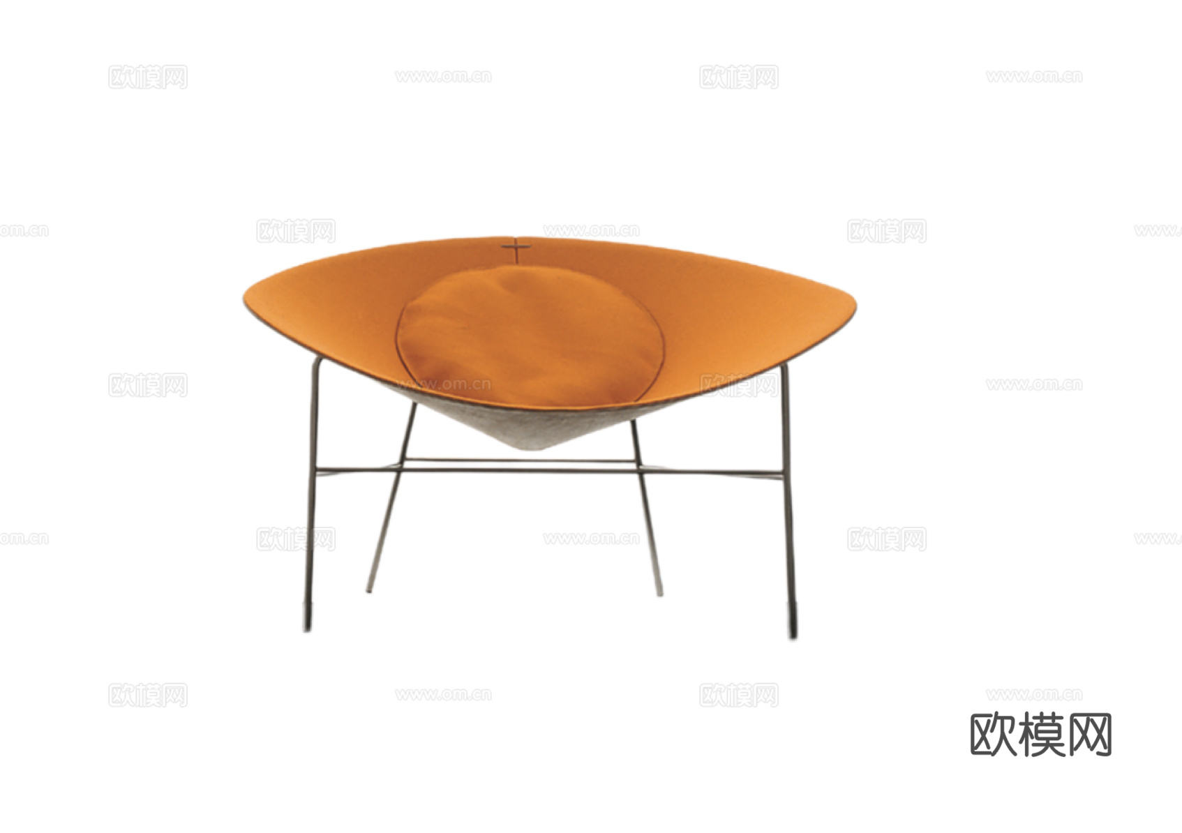 LIVING DIVANI 休闲椅3d模型下载（渲染图1）