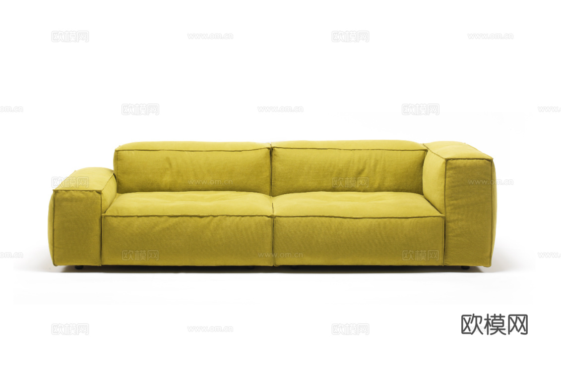 LIVING DIVANI 双人沙发3d模型下载