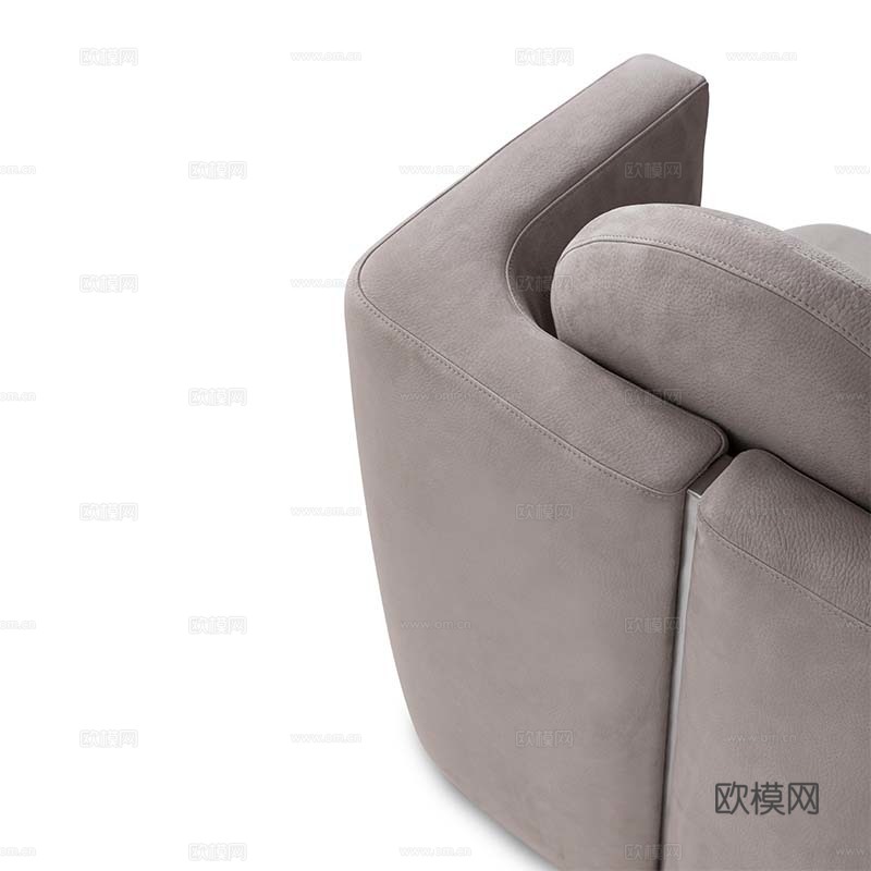 LUXENCE 单人沙发3d模型下载（渲染图2）