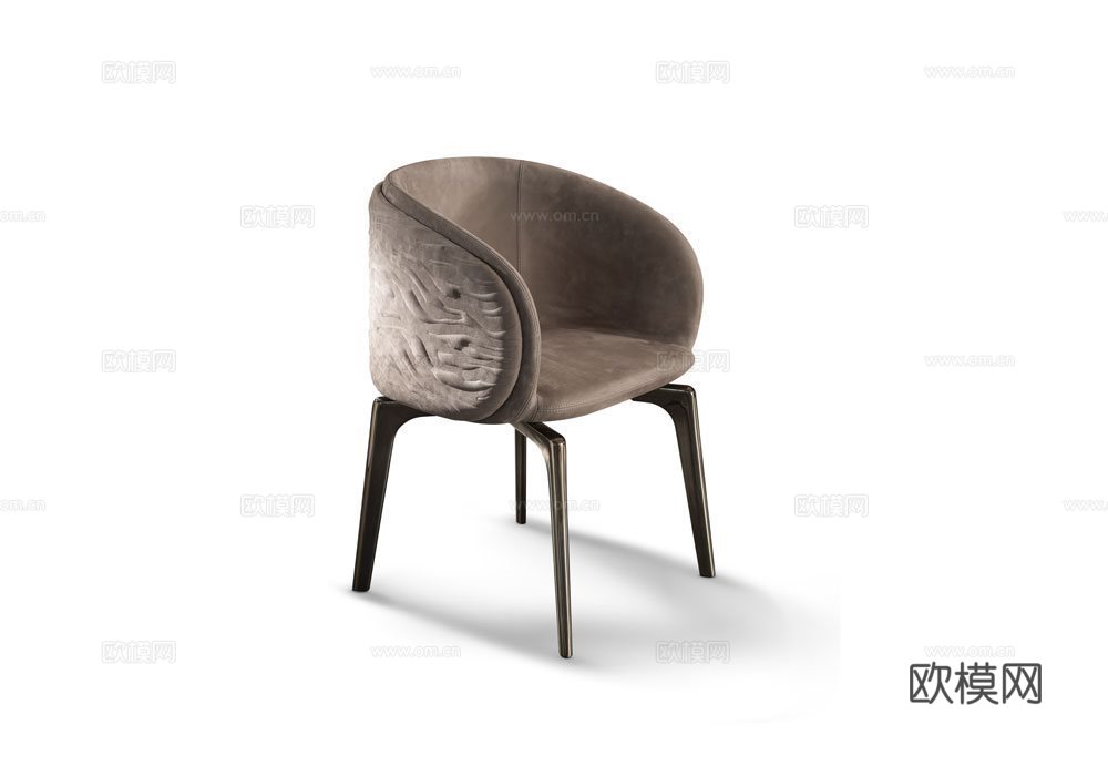 LONGHI 餐椅 单椅3d模型下载