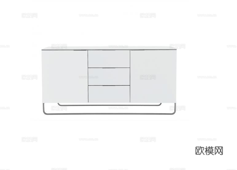 ligne roset 餐边柜3d模型下载