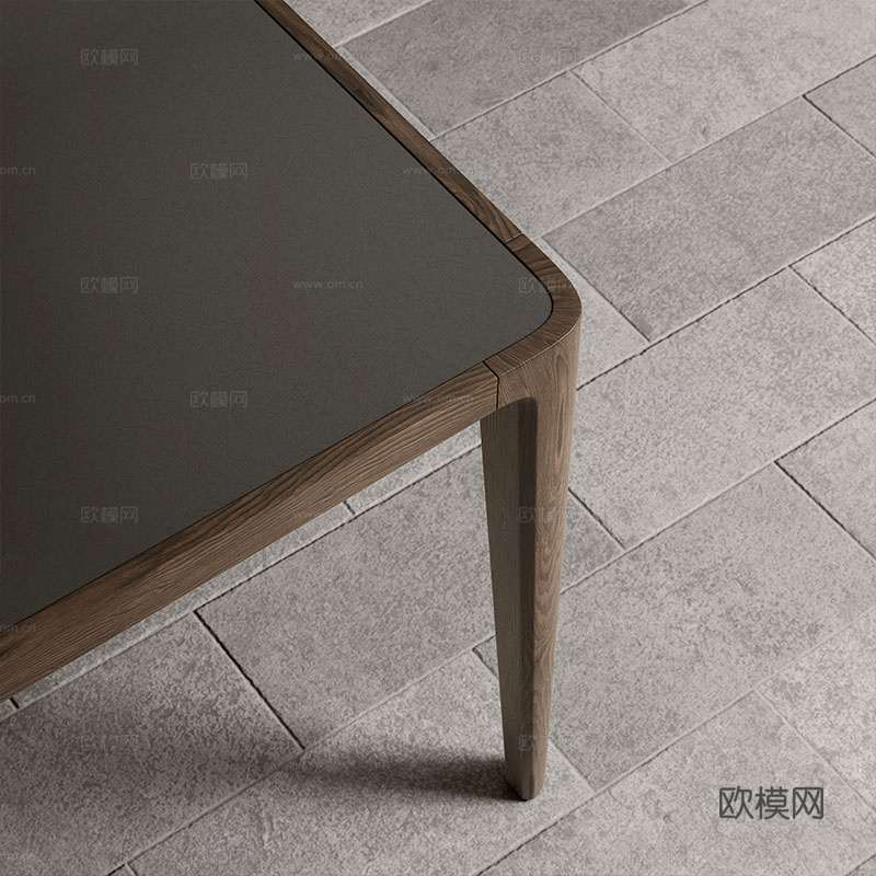 NATUZZI 意式餐桌3d模型下载（渲染图2）
