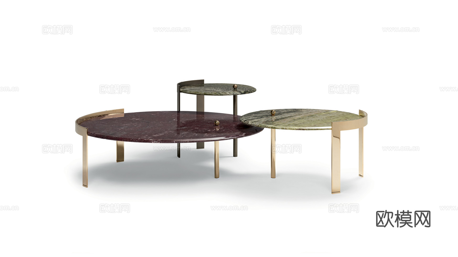 OPERA 意式茶几3d模型下载（渲染图1）