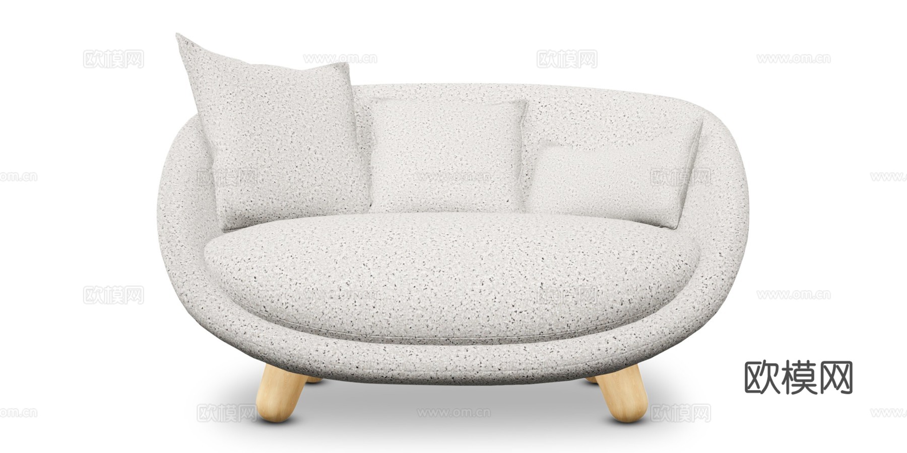 MOOOI 单人沙发3d模型下载（渲染图2）