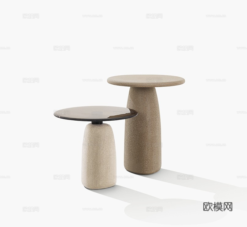 Poliform 角几 圆几3d模型下载