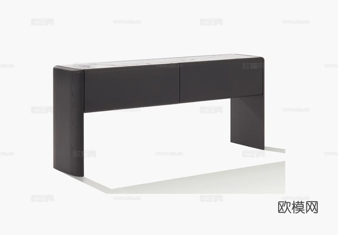 Poliform 意式端景柜3d模型下载