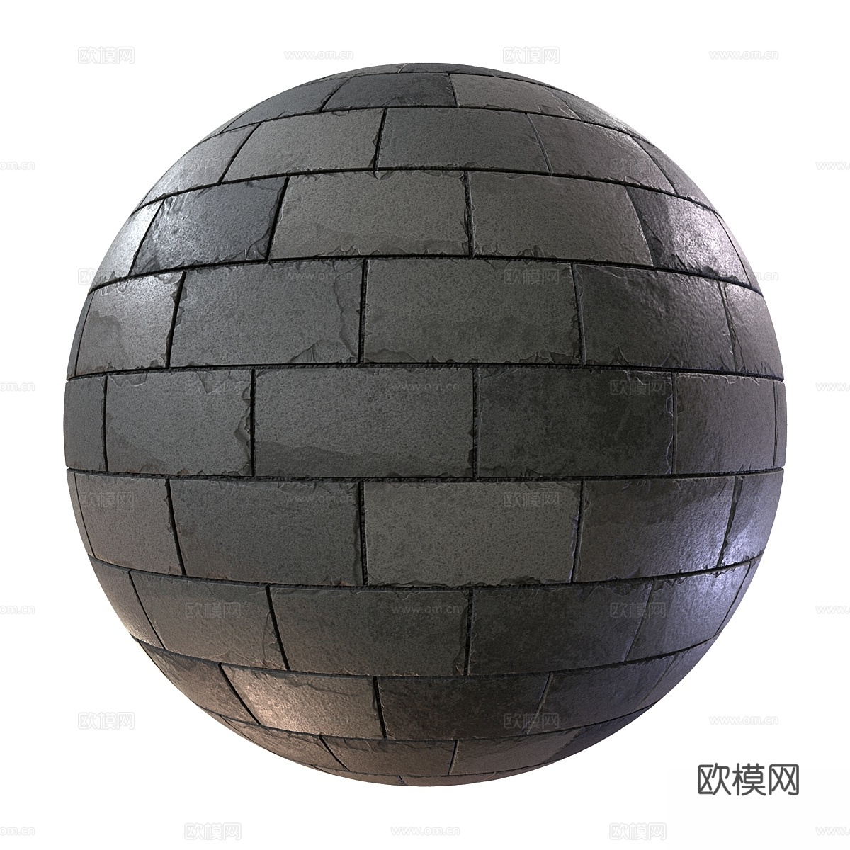 石墙材料3d模型