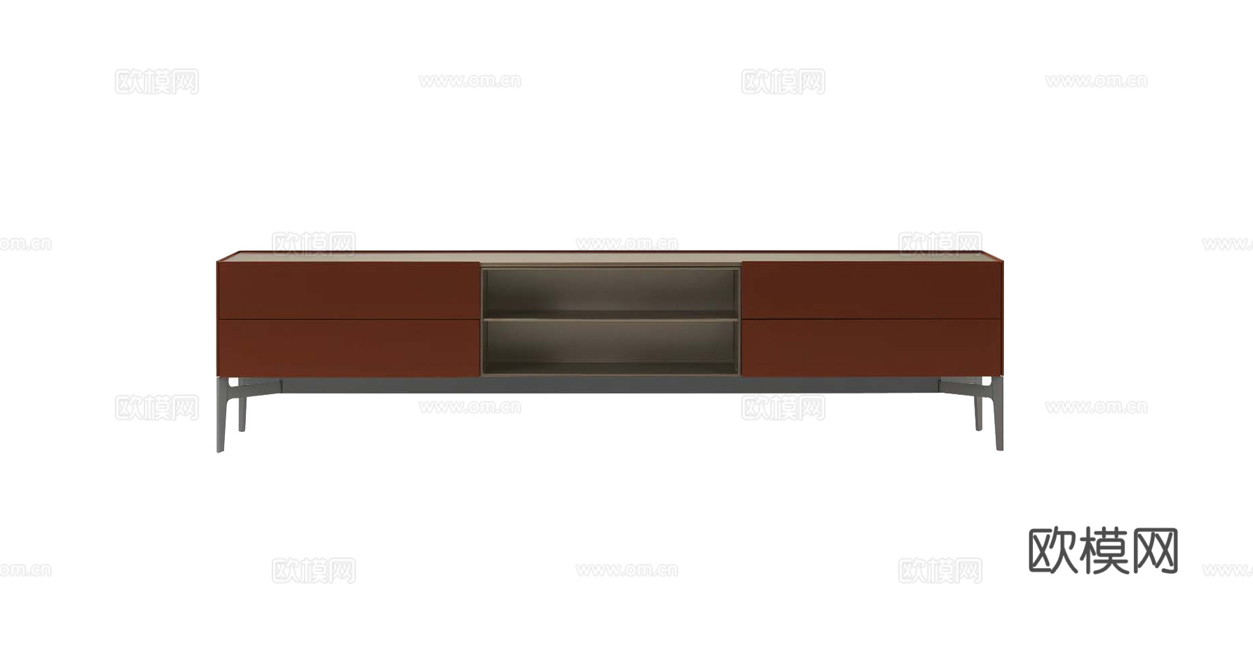 Poliform 电视柜3d模型下载（渲染图2）