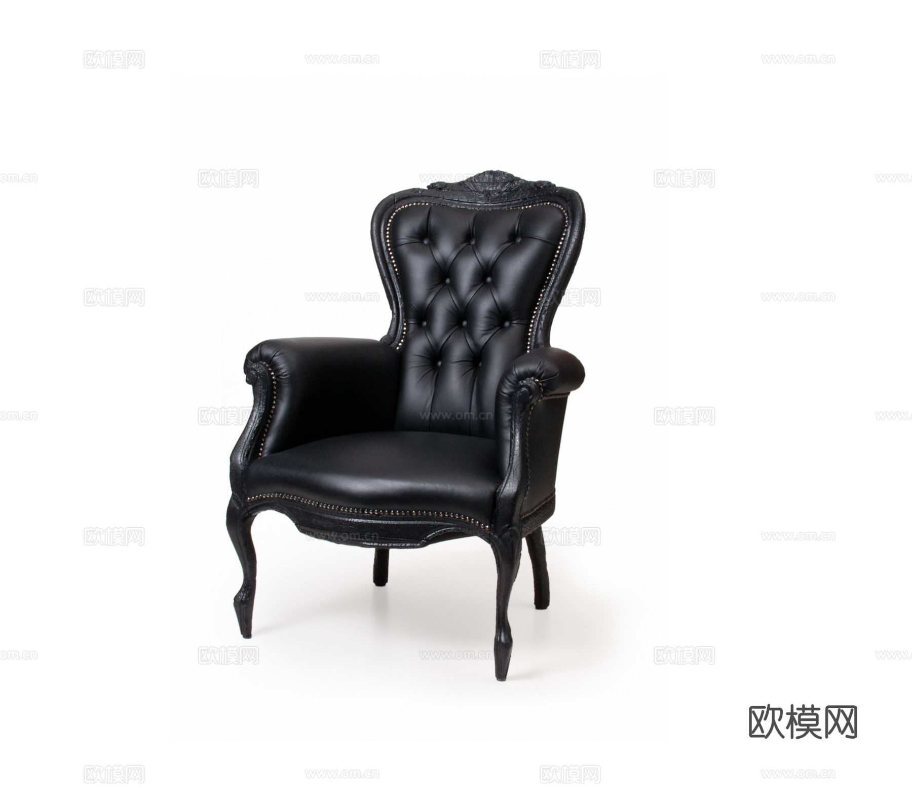 MOOOI 简欧扶手椅3d模型下载（渲染图2）