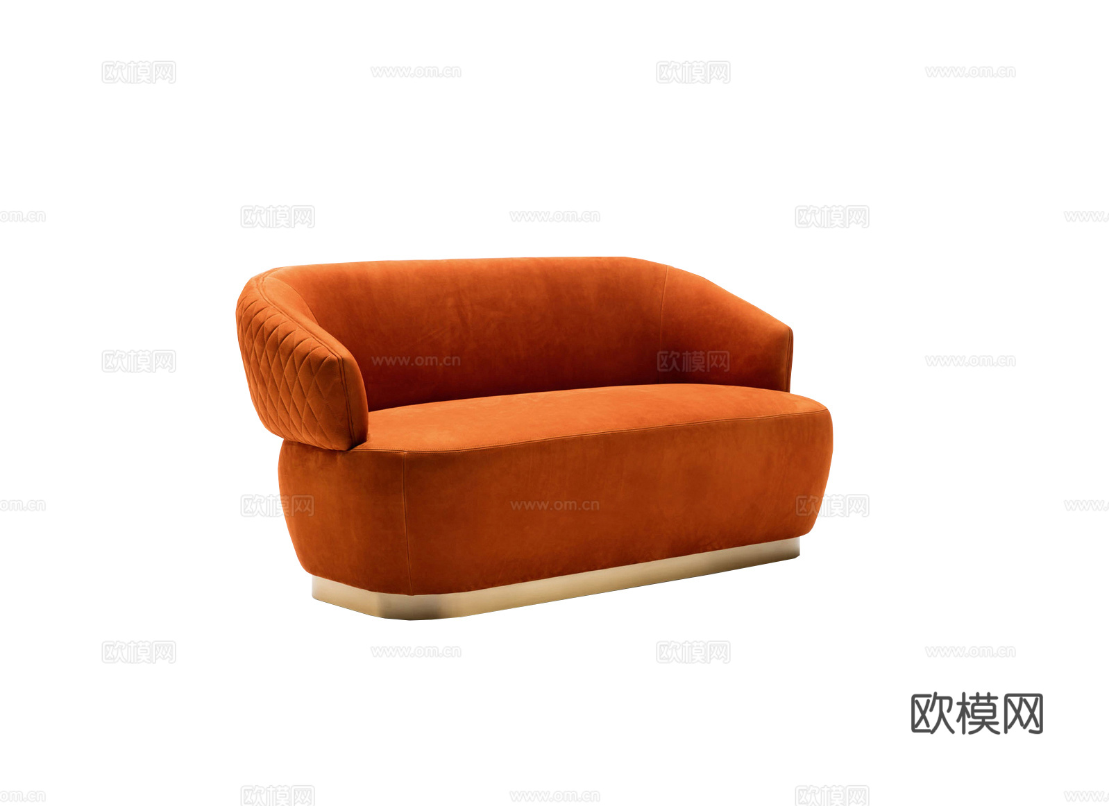 OPERA 双人沙发3d模型下载（渲染图1）