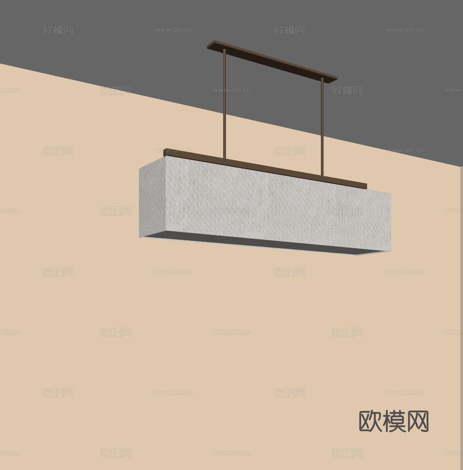 现代餐厅吊灯 长条吊灯 吧台吊灯 复古吊灯 大型吊灯su模型