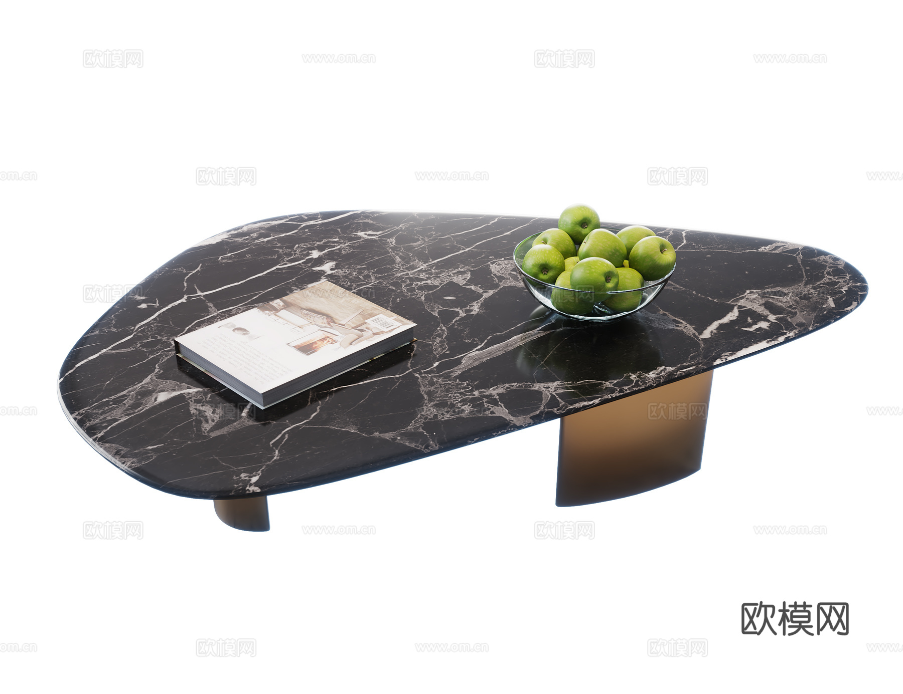 现代茶几 大理石茶几 石材茶几 异形茶几3d模型
