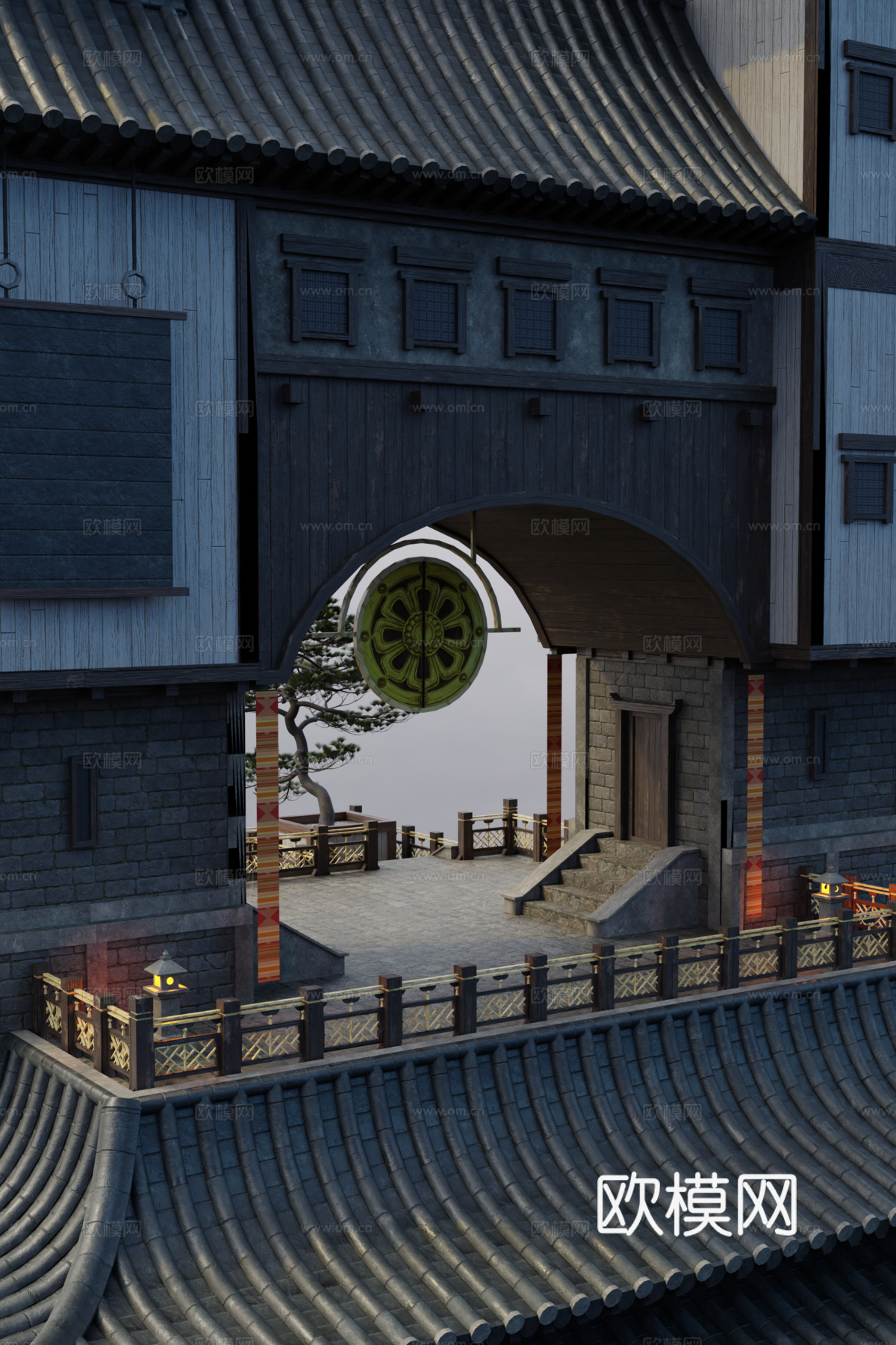 日式建筑 日式古建 日式城堡 日式宫殿 古建筑su模型