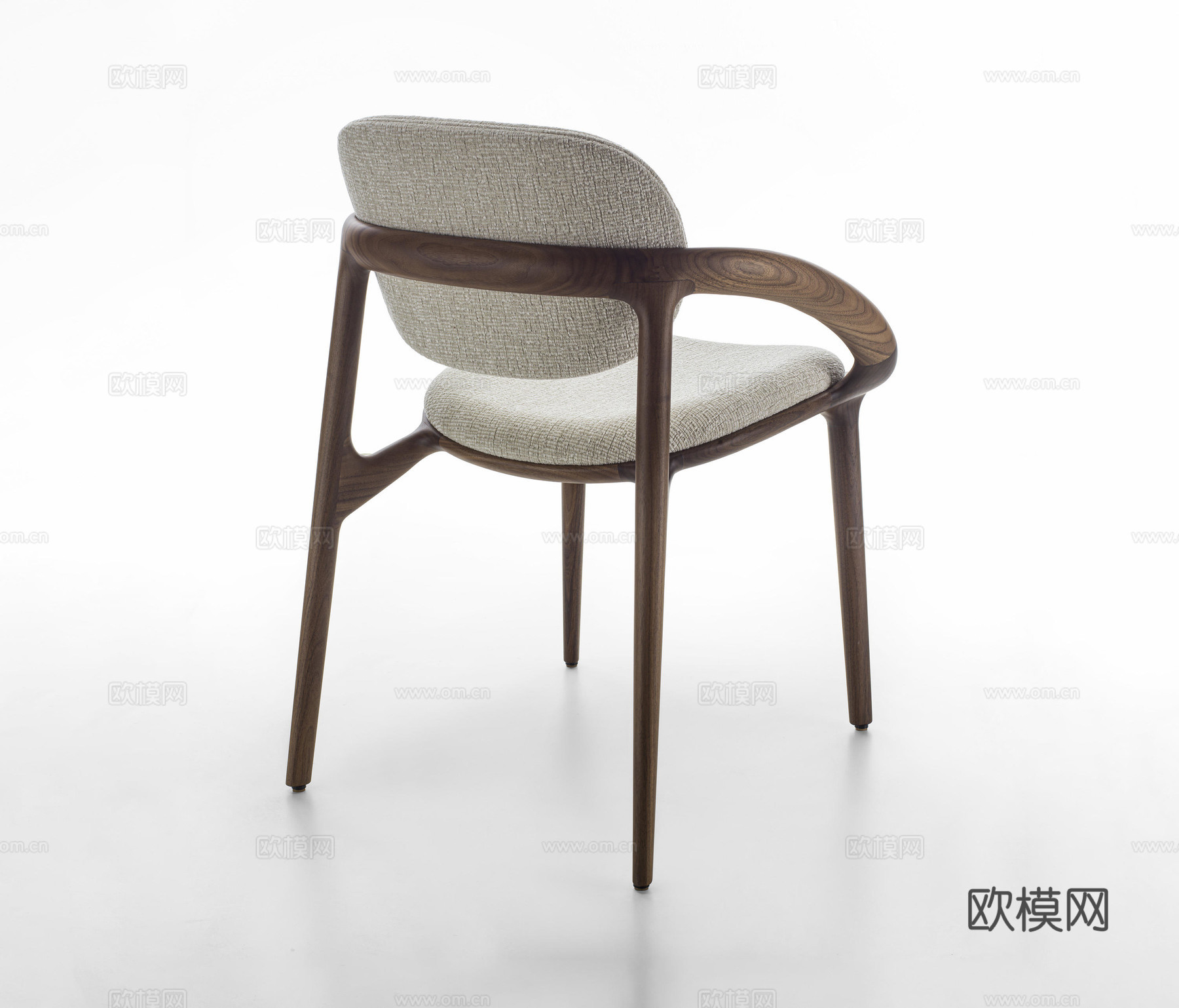 porada 中古餐椅3d模型下载（渲染图2）