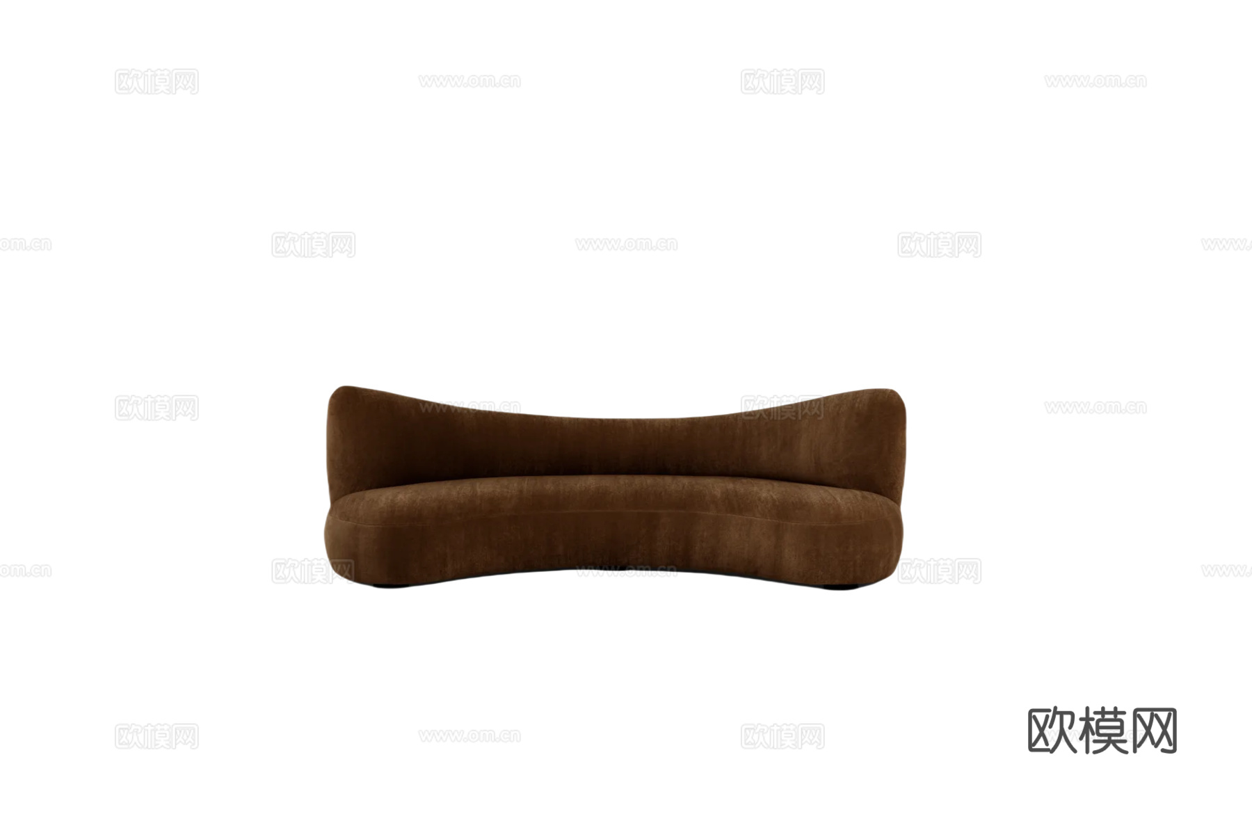 PIERRE AUGUSTIN ROSE弧形沙发3d模型下载（渲染图1）