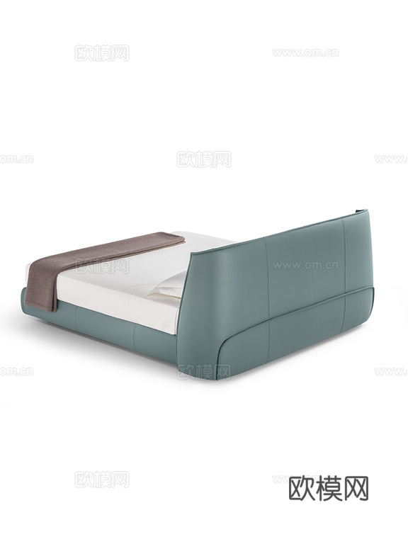 Poltrona Frau 意式双人沙发3d模型下载（渲染图2）