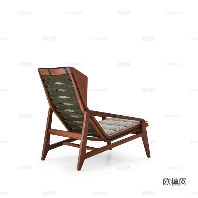 Molteni&C 意式扶手椅3d模型下载（渲染图1）