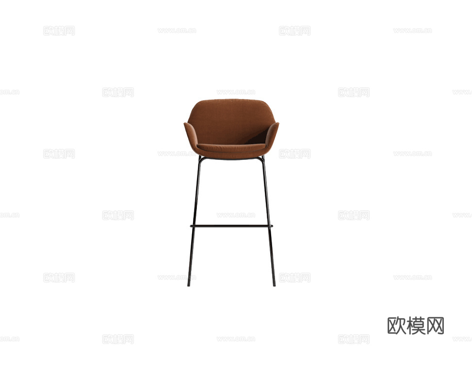 NATUZZI 意式吧椅3d模型下载