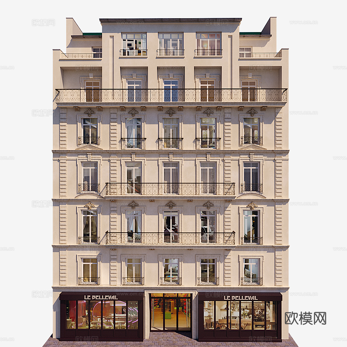 高层建筑大楼3d模型下载