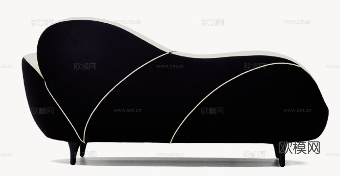 MOROSO 美式双人沙发3d模型下载（渲染图3）