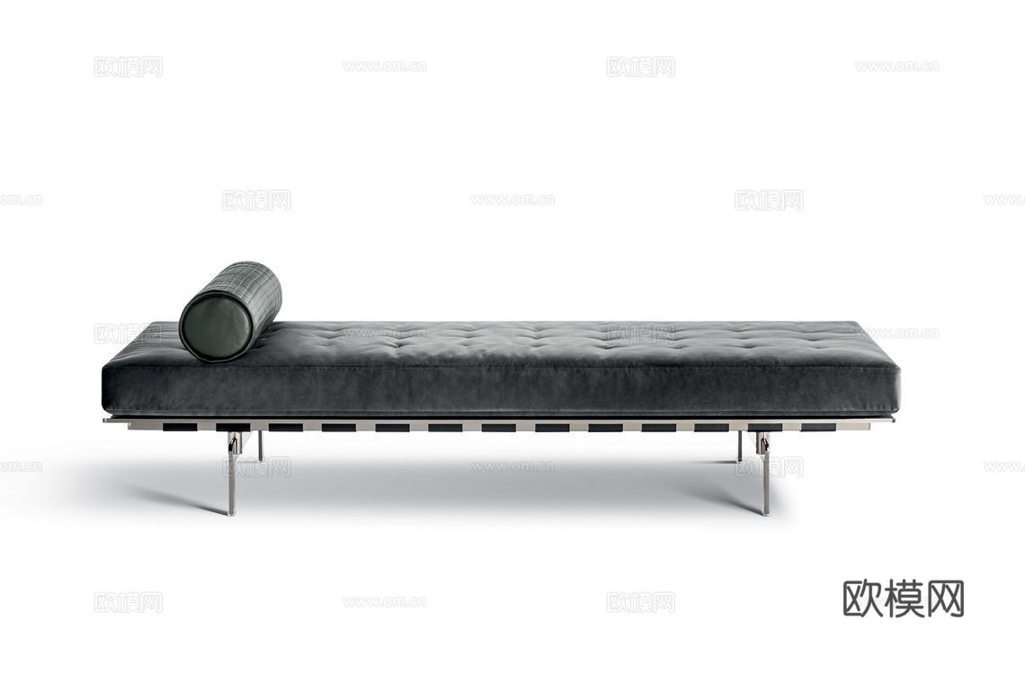 Poltrona Frau 意式双人沙发3d模型下载（渲染图4）
