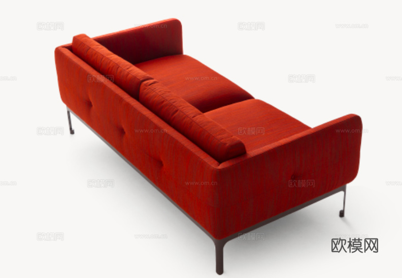 MOROSO 双人沙发3d模型下载（渲染图3）