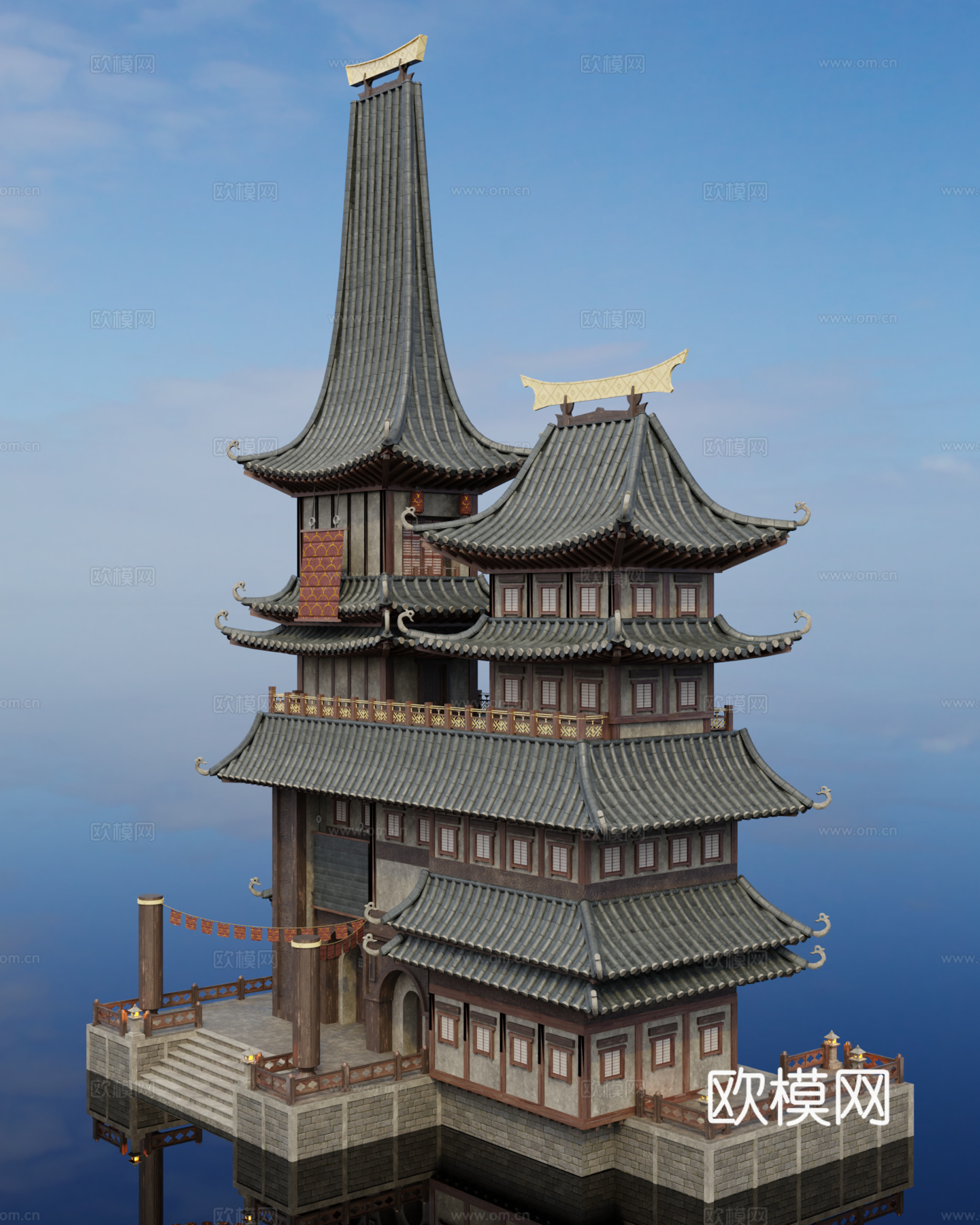 日式建筑 日式古建 日式城堡 日式宫殿 古建筑su模型