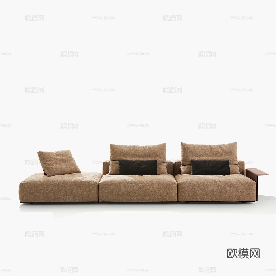 Poliform 三人沙发3d模型下载