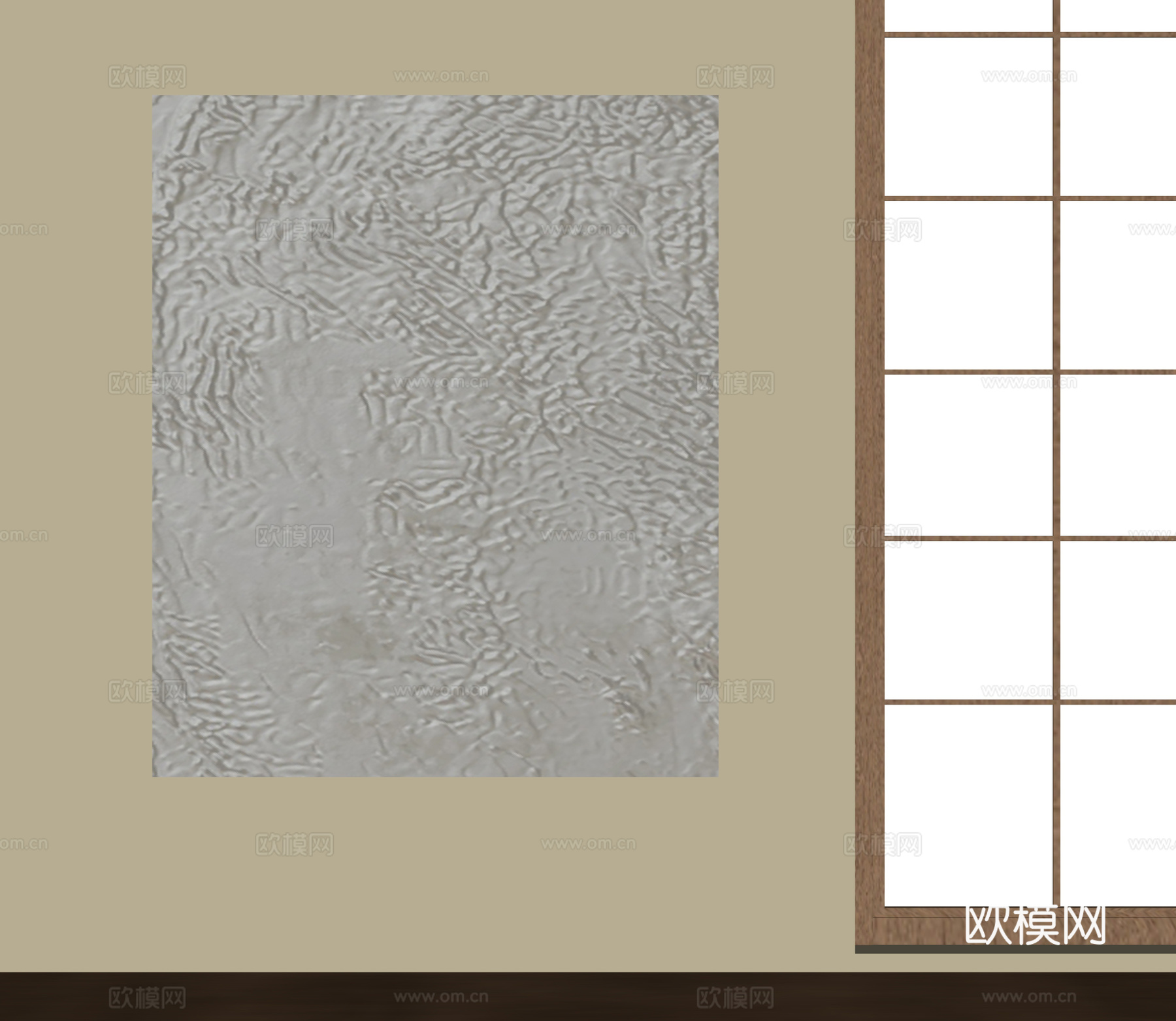 现代挂画 玄关挂画 装饰画su模型