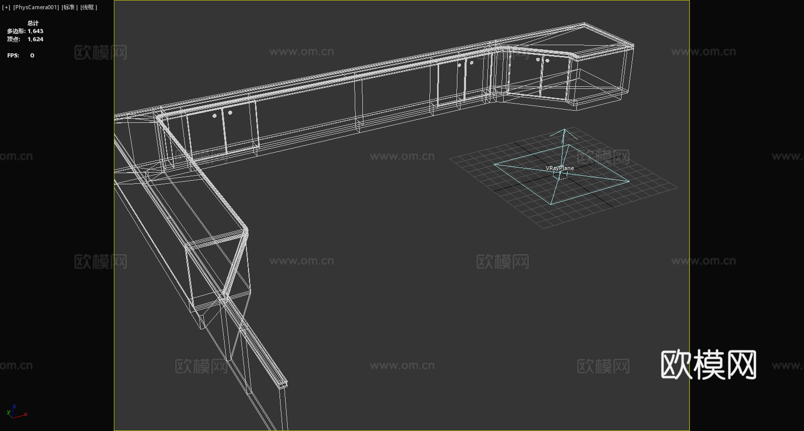 桌子 书桌 办公桌 工作台 柜式桌子3d模型
