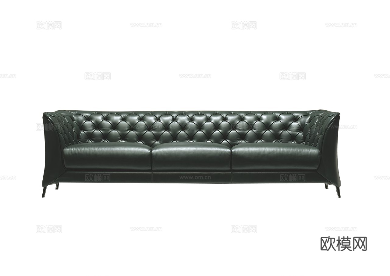 NATUZZI 简欧多人沙发3d模型下载