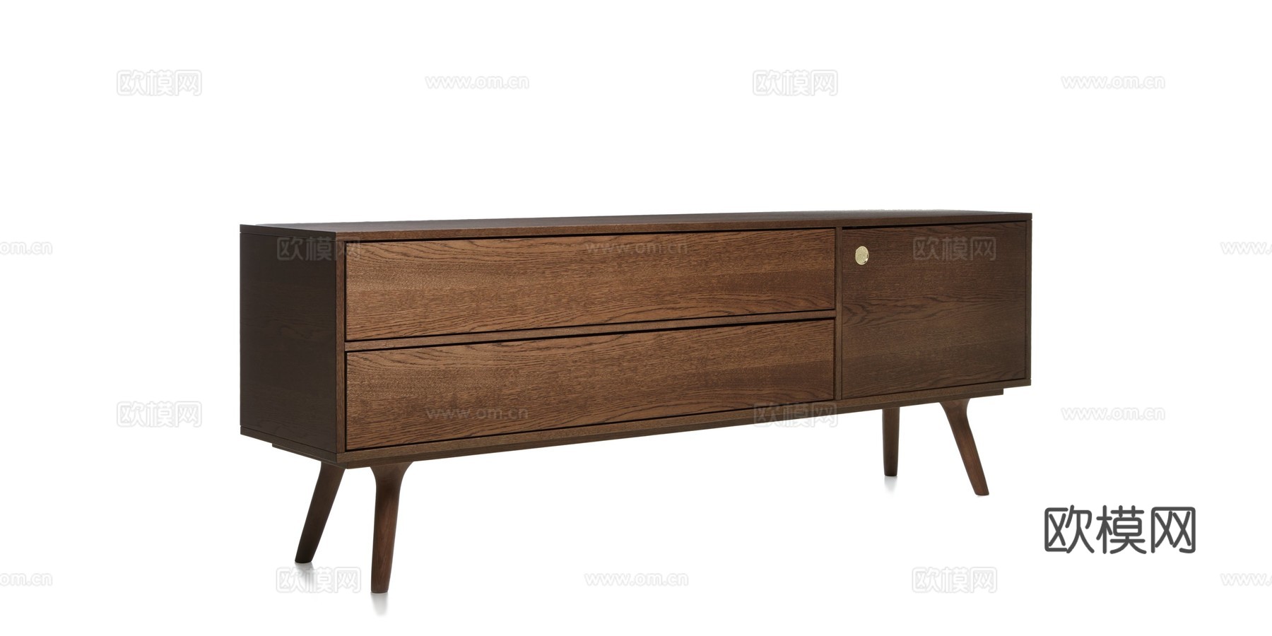 MOOOI 中古风电视柜3d模型下载（渲染图2）