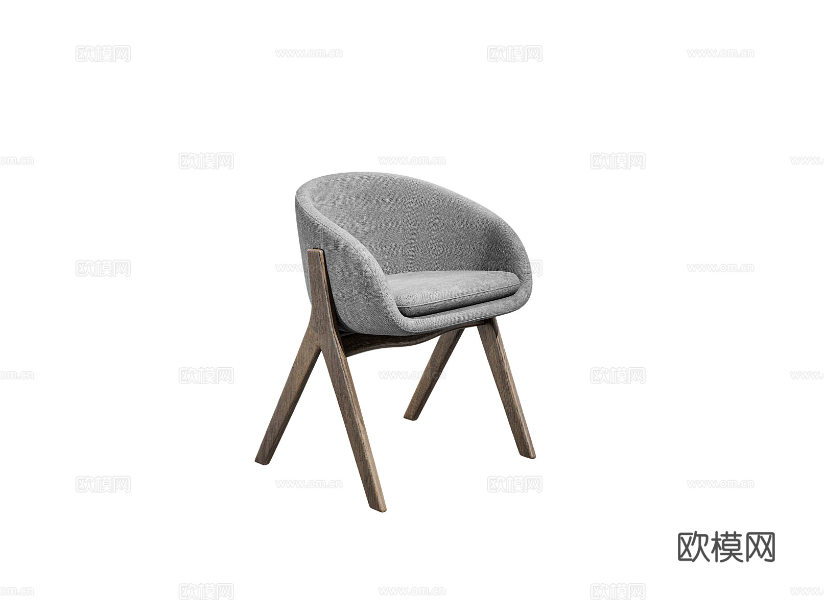 porada 意式餐椅3d模型下载（渲染图1）