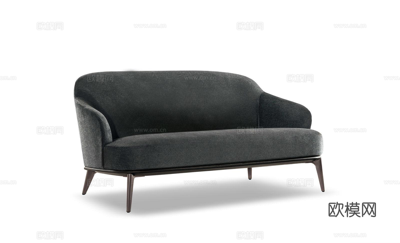 Minotti 意式双人沙发3d模型下载（渲染图1）