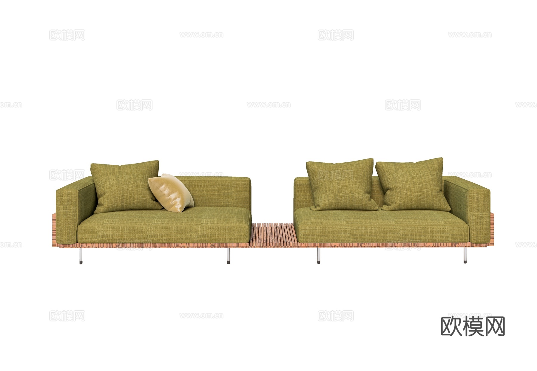 Minotti 意式多人沙发3d模型下载