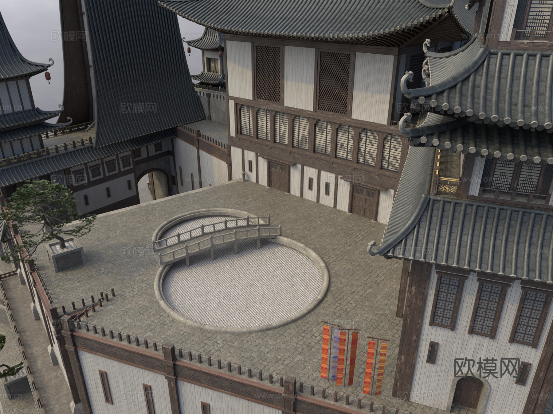 日式建筑 日式古建 日式城堡 日式宫殿 古建筑su模型