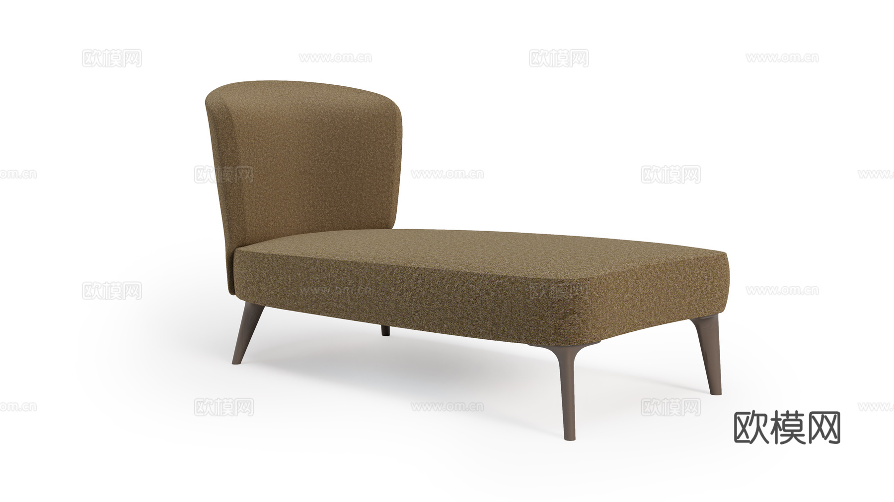 Minotti 意式床尾凳3d模型下载