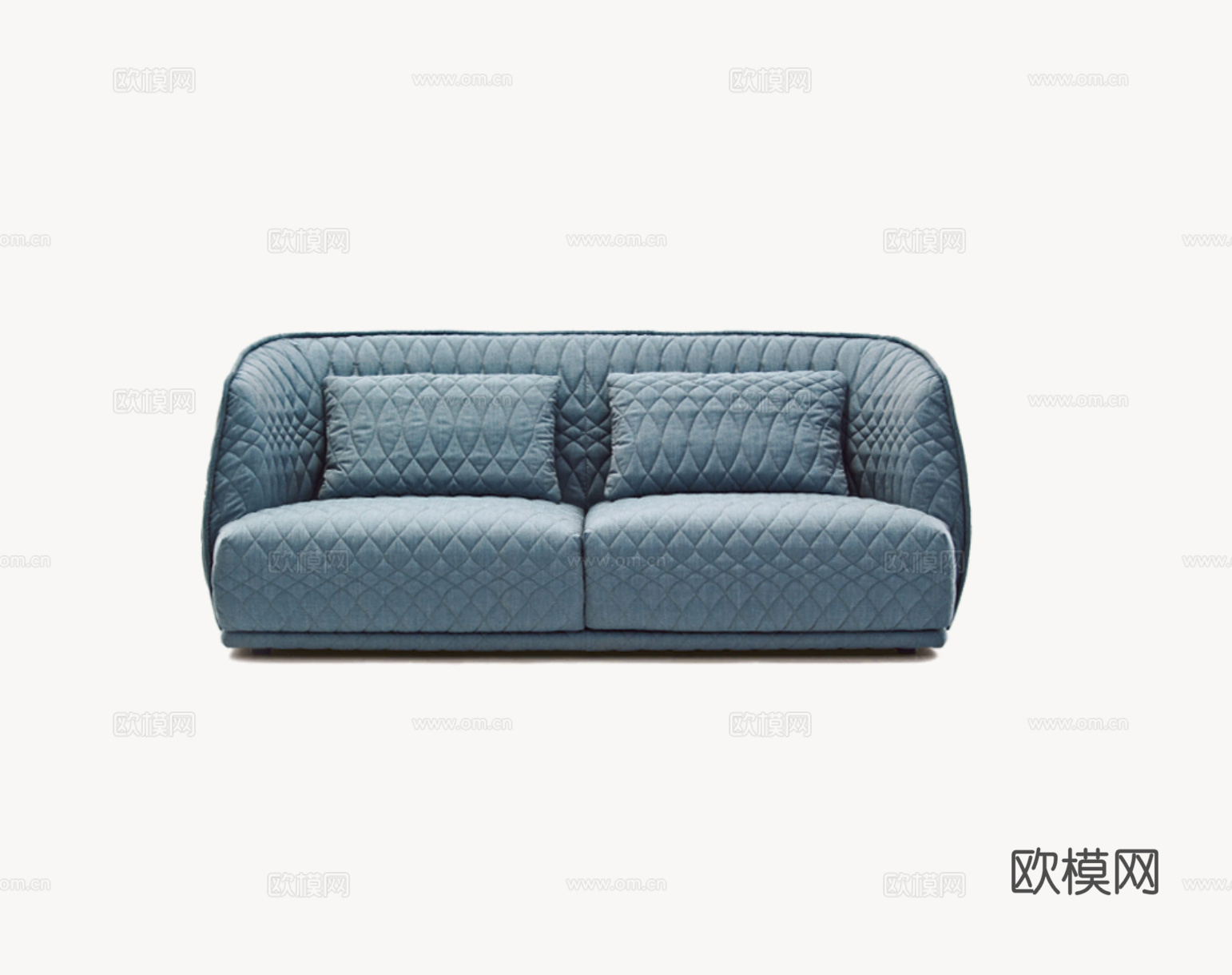 MOROSO 美式双人沙发3d模型下载（渲染图1）