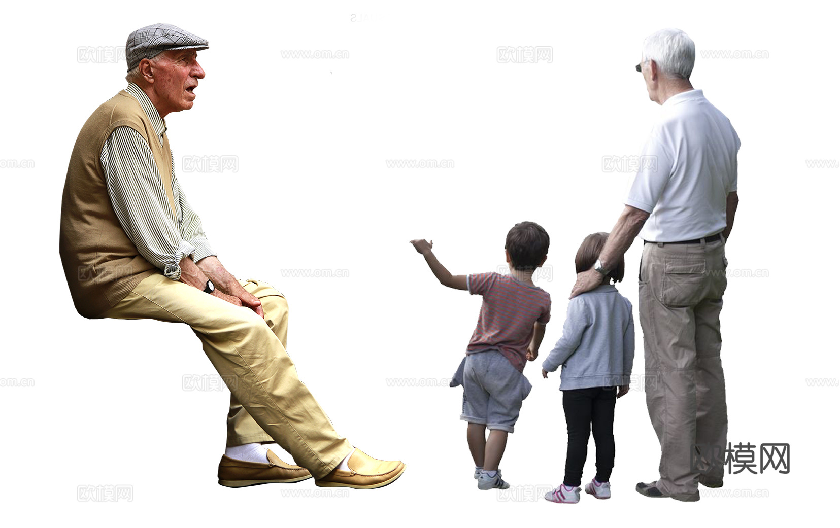 PS免扣人物组合