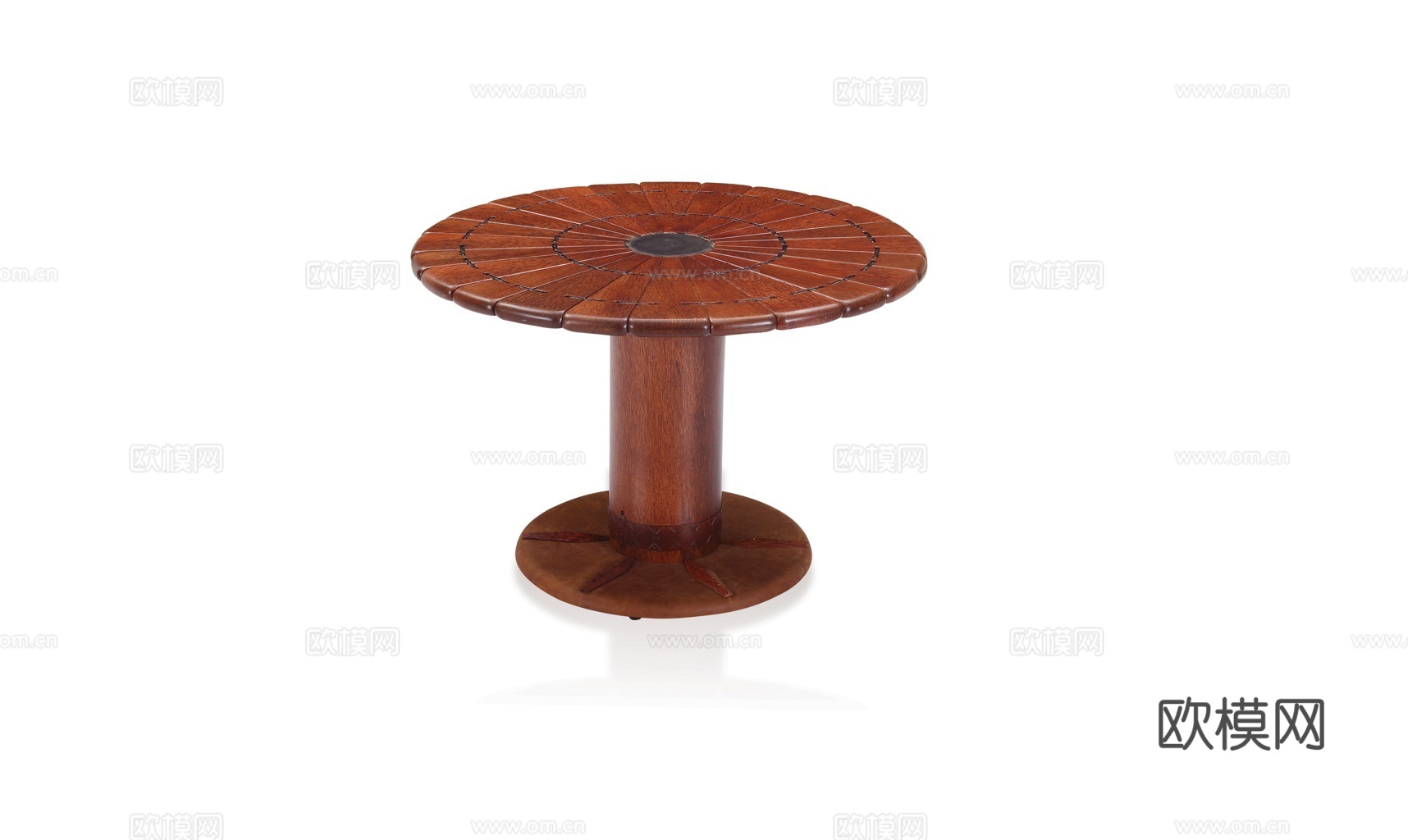 PACIFIC GREEN 中古风圆餐桌3d模型下载