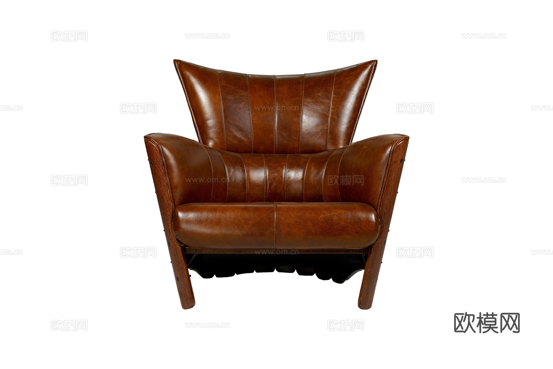 PACIFIC GREEN 中古风沙发椅3d模型下载（渲染图2）