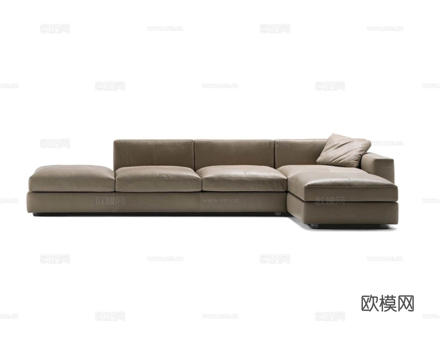 Poltrona Frau 转角沙发3d模型下载